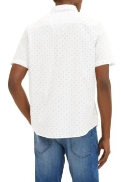 Chemise TOM TAILOR Off White Green