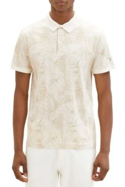 Polo TOM TAILOR PALMIER White