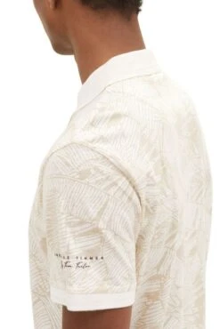 Polo TOM TAILOR PALMIER White -Levis Soldes Magasin tt 24933 4
