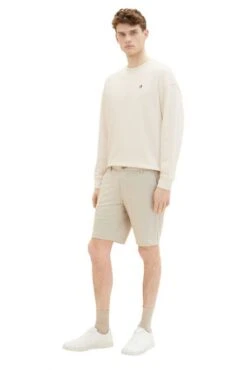 Short TOM TAILOR CHINO SLIM Sand Dobby Structure