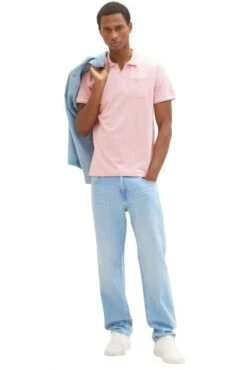 Polo TOM TAILOR Pink -Levis Soldes Magasin tt 24967 3
