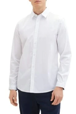 Chemise TOM TAILOR White -Levis Soldes Magasin tt 25208 1
