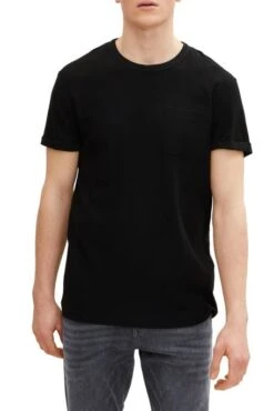 Tee Shirt TOM TAILOR Black -Levis Soldes Magasin tt 25209 1