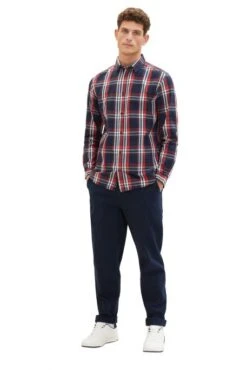 Chemise TOM TAILOR CARREAUX Navy Check -Levis Soldes Magasin tt 25255 4