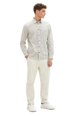 Chemise TOM TAILOR Off White -Levis Soldes Magasin tt 25298 4