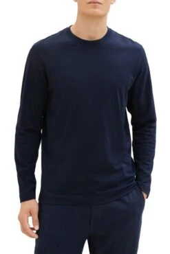 Tee Shirt TOM TAILOR ML Sky Blue -Levis Soldes Magasin tt 25364 1