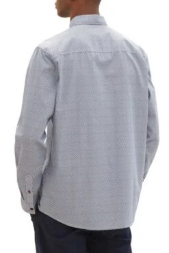 Chemise TOM TAILOR Beige Blue