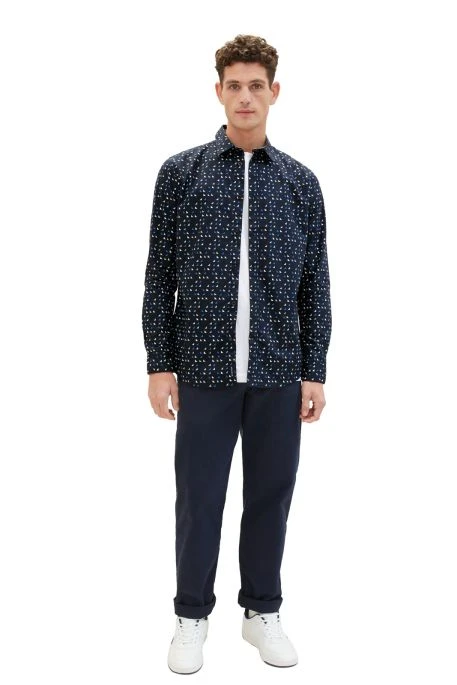Chemise TOM TAILOR MOTIF Navy 2 Chemise TOM TAILOR MOTIF Navy – Image 2