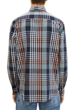 Chemise TOM TAILOR STRIPE Check Navy