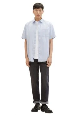 Chemise TOM TAILOR Metal Blue -Levis Soldes Magasin tt 26425 3