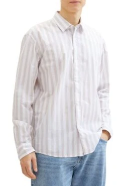 Chemise TOM TAILOR STRIPE Grey