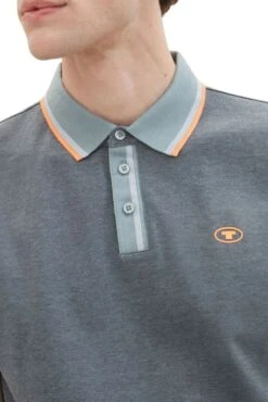 Polo TOM TAILOR LOGO Grey