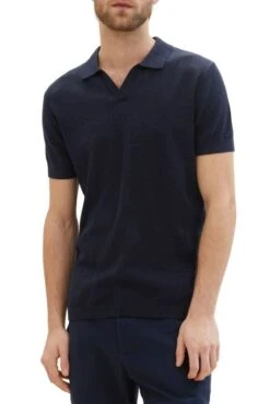 Polo TOM TAILORLinen Sky Blue -Levis Soldes Magasin tt 26654 1