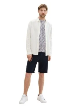 Tee Shirt TOM TAILOR Navy Leaf -Levis Soldes Magasin tt 26766 3