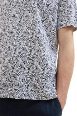 Tee Shirt TOM TAILOR Navy Leaf