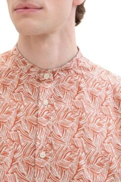 Chemise TOM TAILOR MAO Orange Wavy