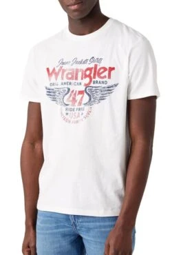 Tee Shirt WRANGLER AMERICANA Ecru
