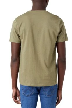 Tee Shirt WRANGLER AMERICANA Kaki -Levis Soldes Magasin wrangler 1123 20 795 3