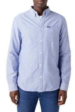 Chemise WRANGLER BUTTON Blue Tint