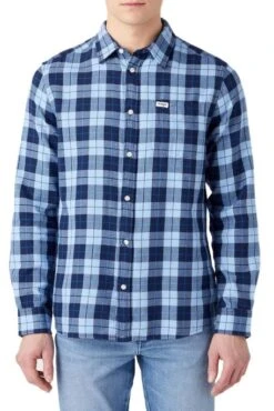 Chemise WRANGLER POCKET Blue