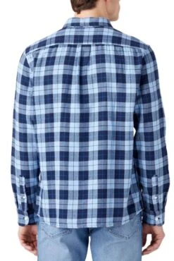 Chemise WRANGLER POCKET Blue 5 Chemise WRANGLER POCKET Blue -Levis Soldes Magasin wrangler 112341055 2