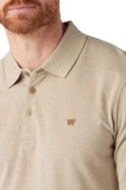 Polo WRANGLER REFINED Beige -Levis Soldes Magasin wrangler 112341120 3