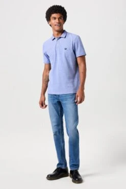 Polo WRANGLER REFINED MC Blue