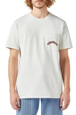 Tee Shirt WRANGLER GRAPHIC TEE Vintage White -Levis Soldes Magasin wrangler 112350440 2