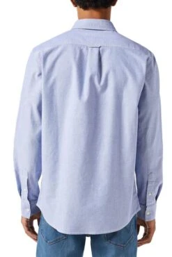 Chemise WRANGLER OXFORD Blue -Levis Soldes Magasin wrangler 112350481 3