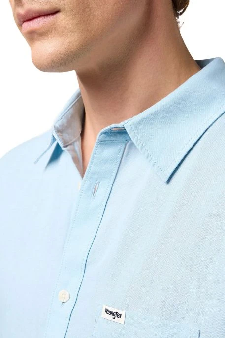 Chemise WRANGLER LIN Ciel 2 Chemise WRANGLER LIN Ciel – Image 2