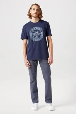 Tee Shirt WRANGLER AMERICANA In Navy