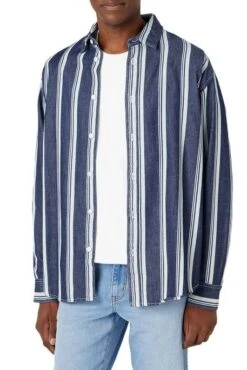 Chemise WRANGLER RAYE Navy -Levis Soldes Magasin wrangler w594tg114 1