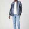 Chemise WRANGLER RAYE Navy -Levis Soldes Magasin wrangler w594tg114 4