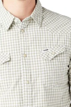 Chemise WRANGLER WESTERN Tea Leaf 6 Chemise WRANGLER WESTERN Tea Leaf -Levis Soldes Magasin wrangler w5c2 ci g15 3