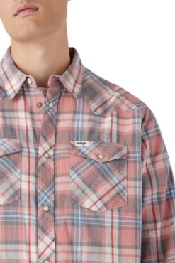 Chemise WRANGLER WESTERN Faded Rose -Levis Soldes Magasin wrangler w5h94mxap 4
