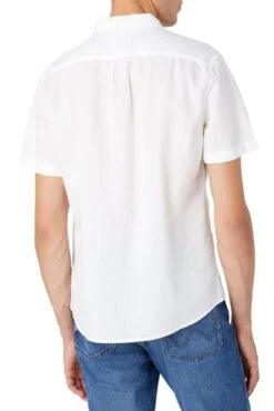 Chemise WRANGLER POCKET White -Levis Soldes Magasin wrangler w5k0lo989 2