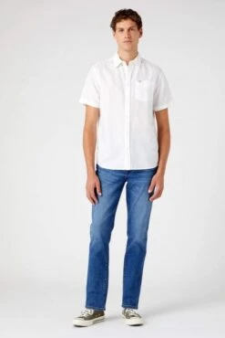 Chemise WRANGLER POCKET White