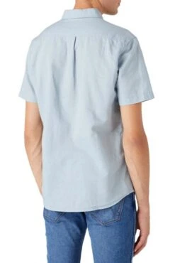 Chemise WRANGLER POCKET Blue Fog -Levis Soldes Magasin wrangler w5k0lom31 2