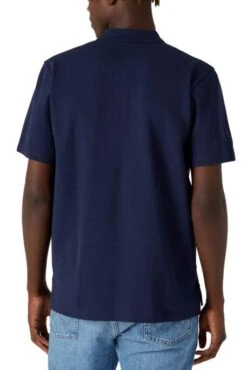 Polo WRANGLER POCKET Navy -Levis Soldes Magasin wrangler w7bjk4114 2