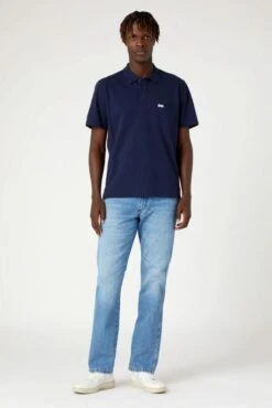 Polo WRANGLER POCKET Navy -Levis Soldes Magasin wrangler w7bjk4114 3
